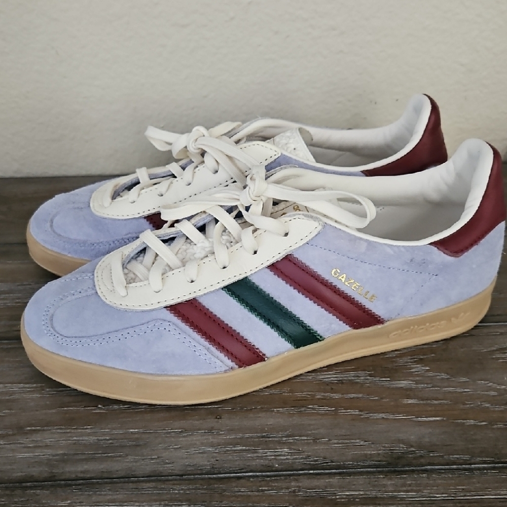 Adidas White and Red Sneakers Classic Retro Style